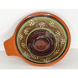 Graveren Norway Pottery Bowl Dipping Serving 5.5 x 2.5" w/o Handle No Chips